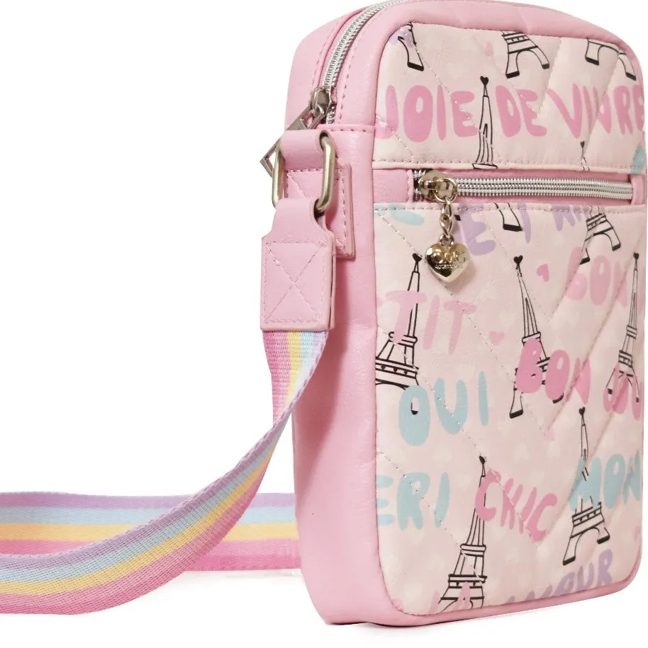 Paris Print Crossbody Bag