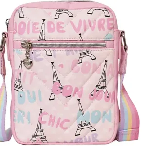 Paris Print Crossbody Bag