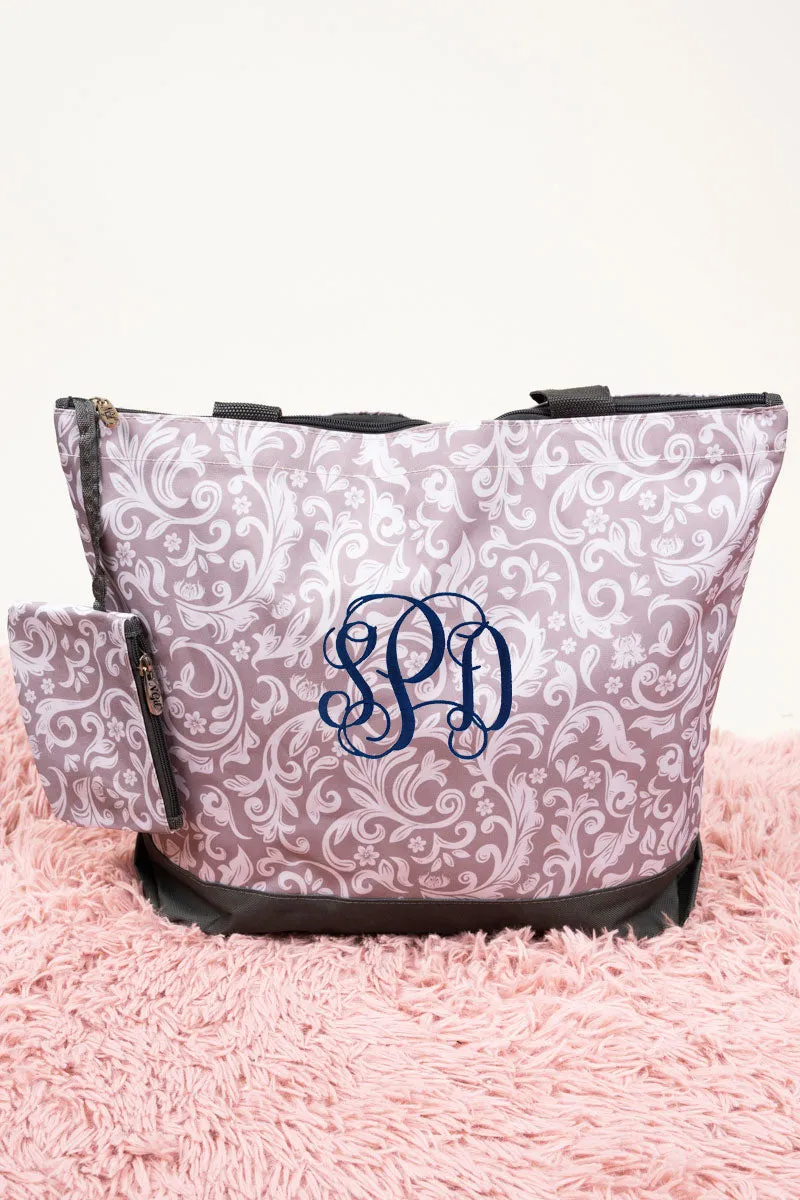 Parisian Park with Gray Trim Tote Bag
