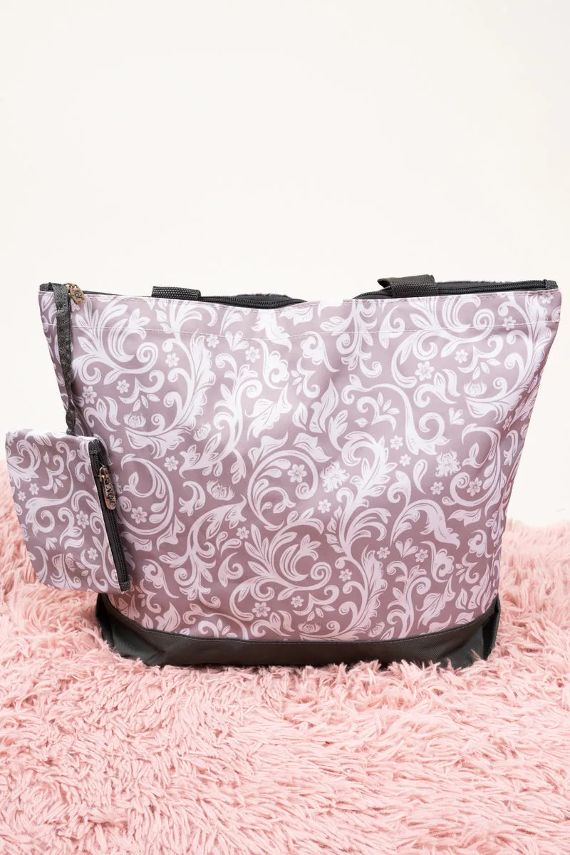 Parisian Park with Gray Trim Tote Bag