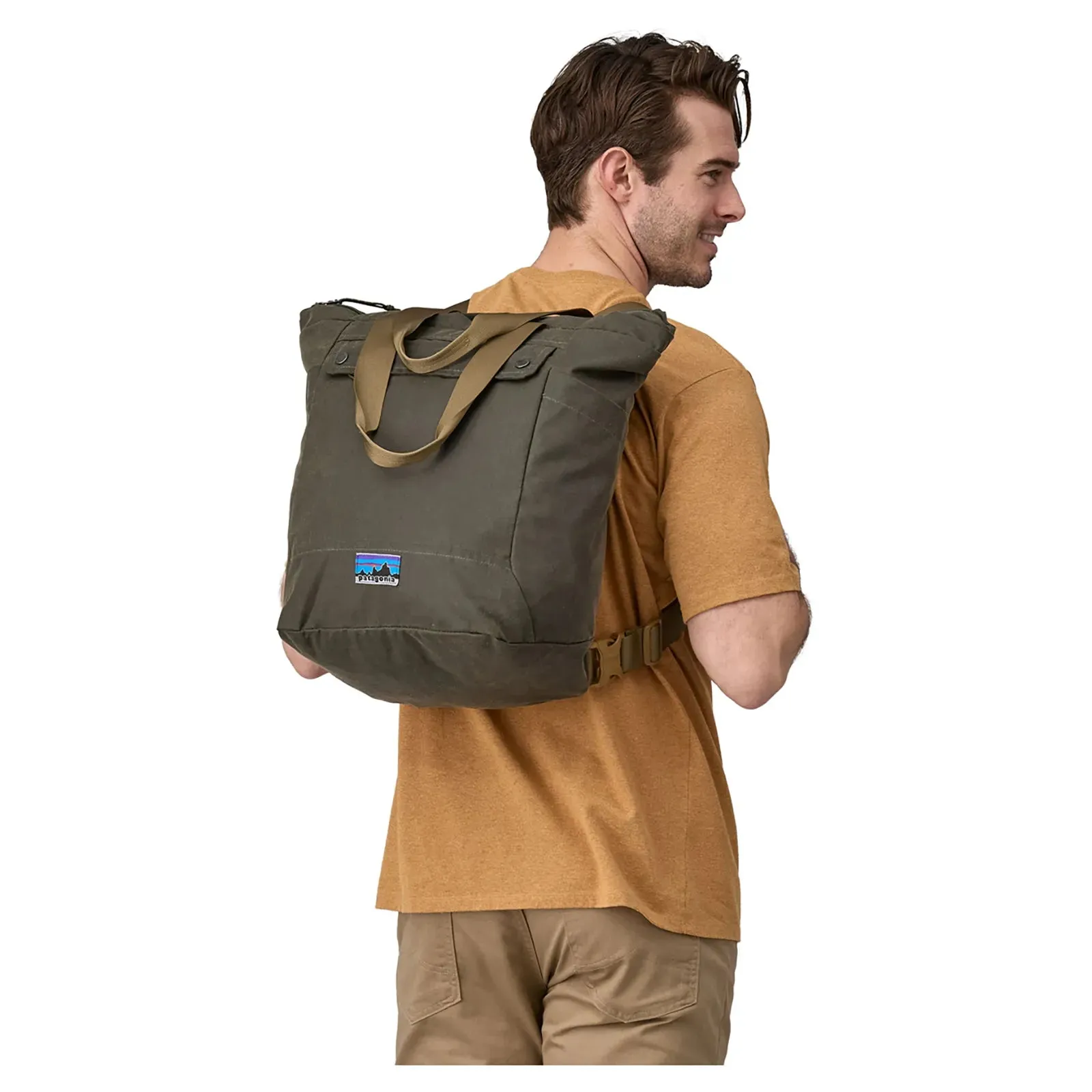 Patagonia Waxed Canvas Tote Pack - Basin Green