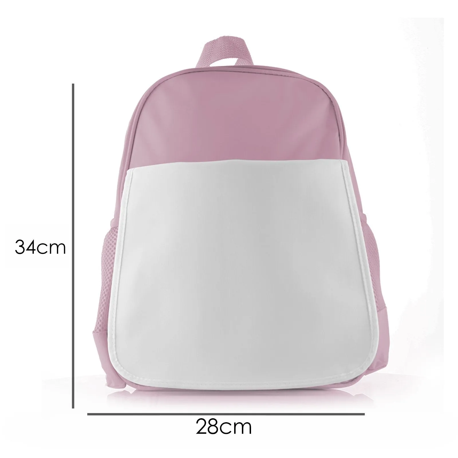 Personalised School Bag with Cute Text and Meerkat Baby & Adult