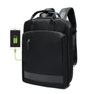 Personality Waterproof USB Charging Women's Backpack