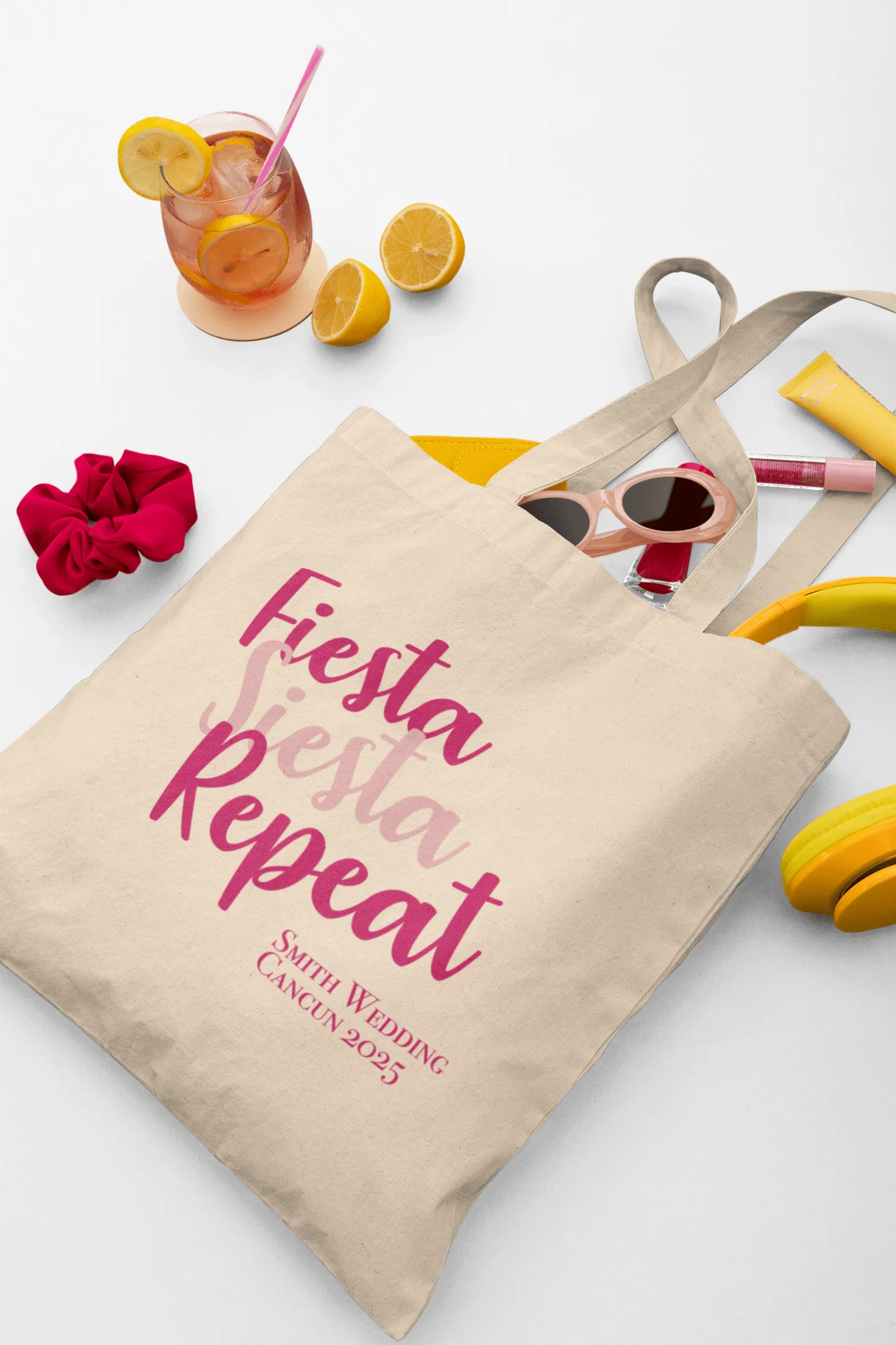 Personalized Destination Wedding Welcome Bag -Fiesta