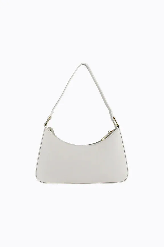 Peta   Jain Josee Shoulder Bag - White Smooth/Gold