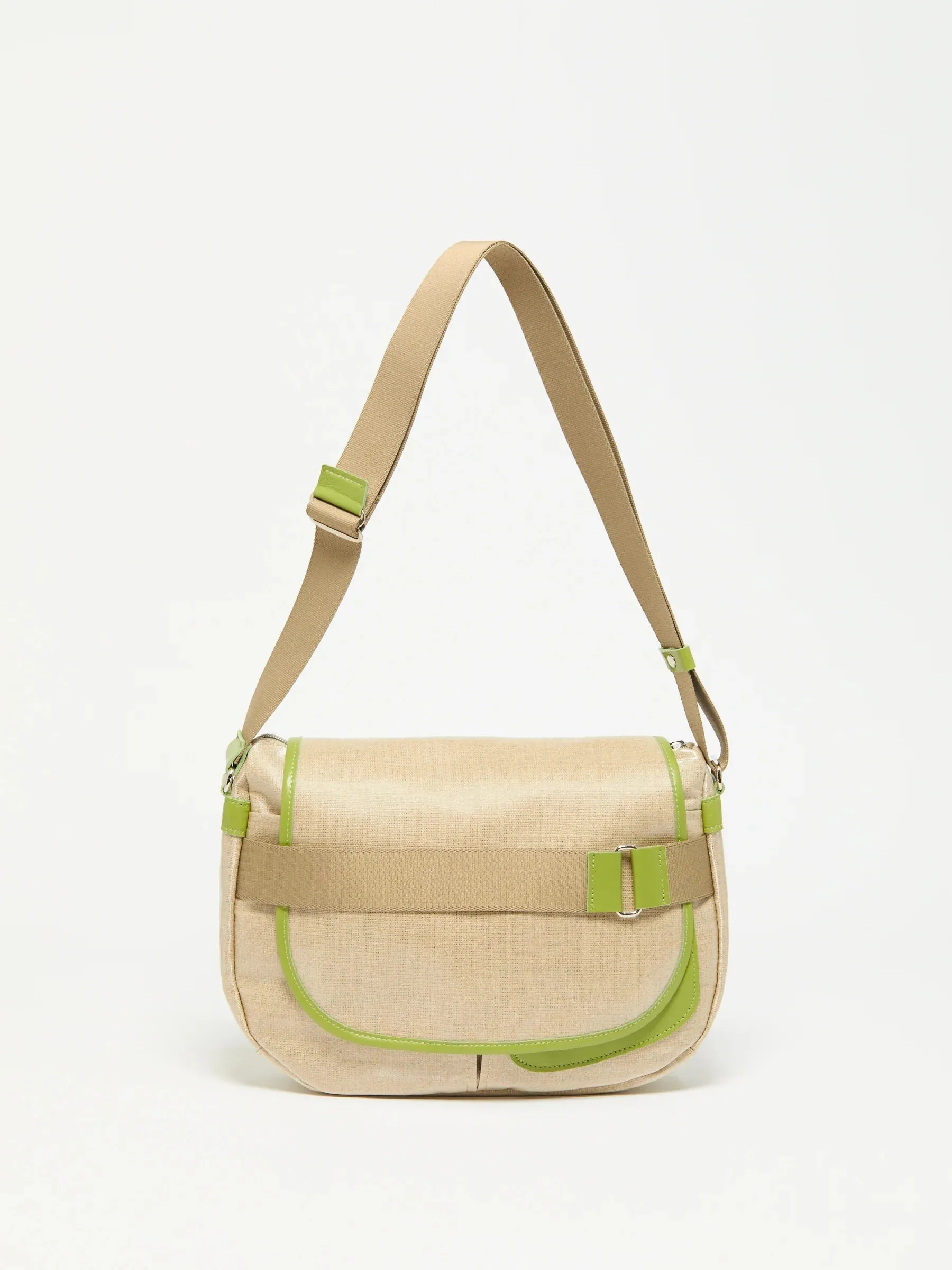 PETIT GABY Linen Summer Messenger Bag