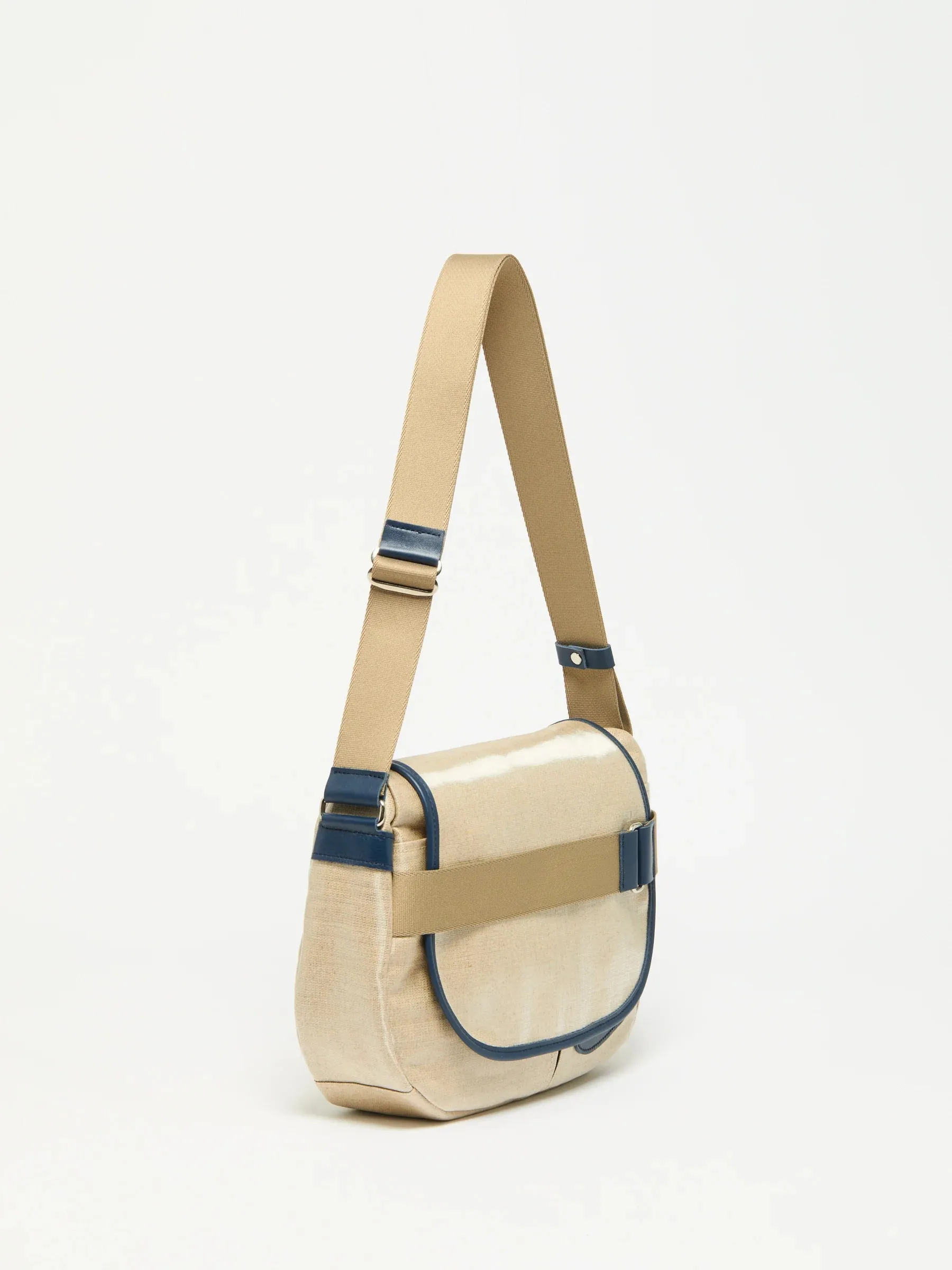PETIT GABY Linen Summer Messenger Bag