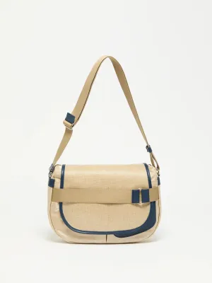 PETIT GABY Linen Summer Messenger Bag