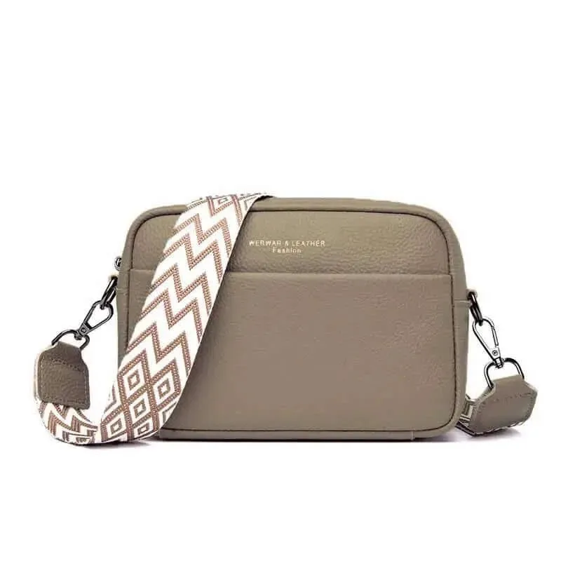 PetiteChic Leather Crossbody