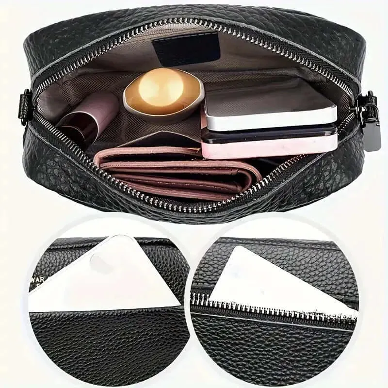 PetiteChic Leather Crossbody