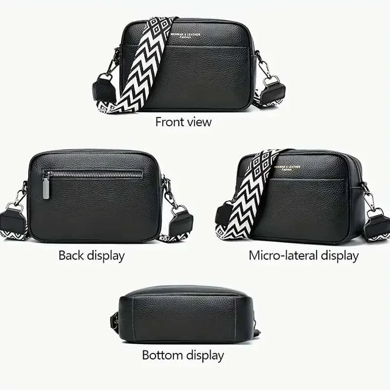 PetiteChic Leather Crossbody