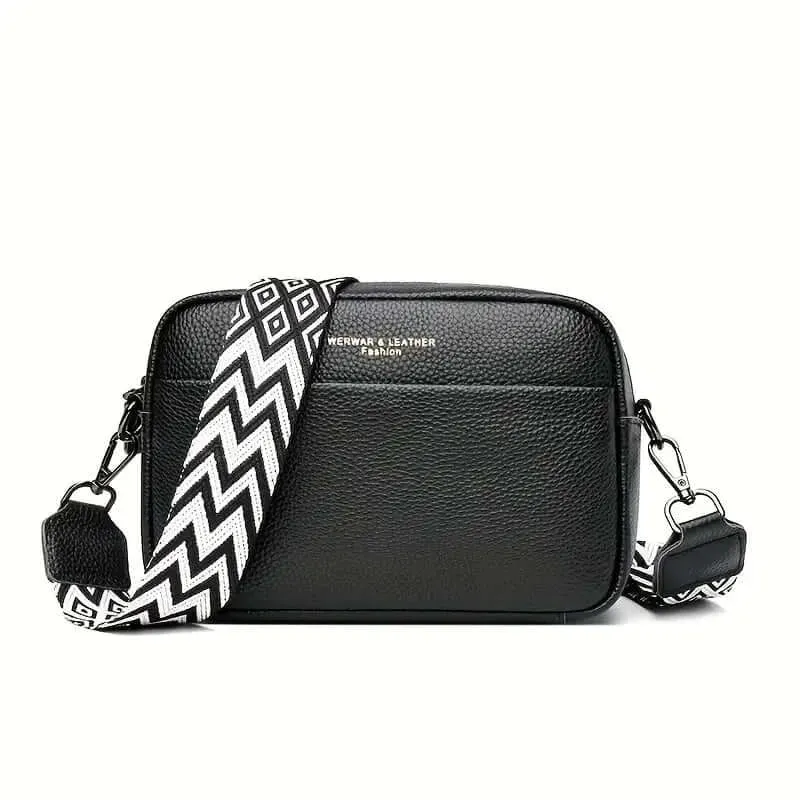 PetiteChic Leather Crossbody