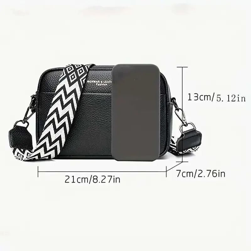 PetiteChic Leather Crossbody