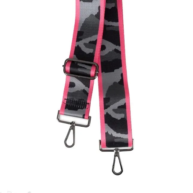PINK CAMO HANDBAG STRAP