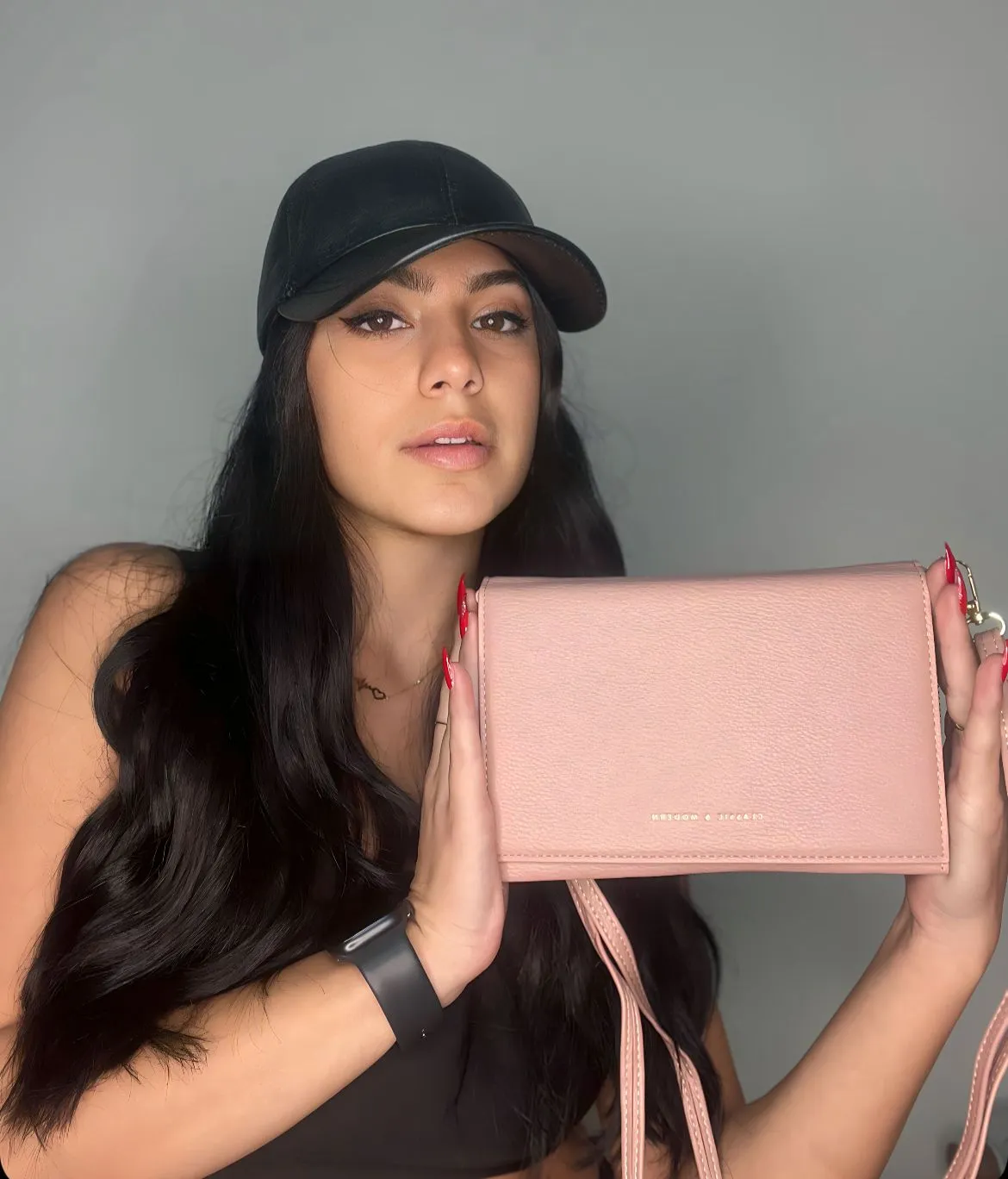 Pink Cross-Body Wallet Bag