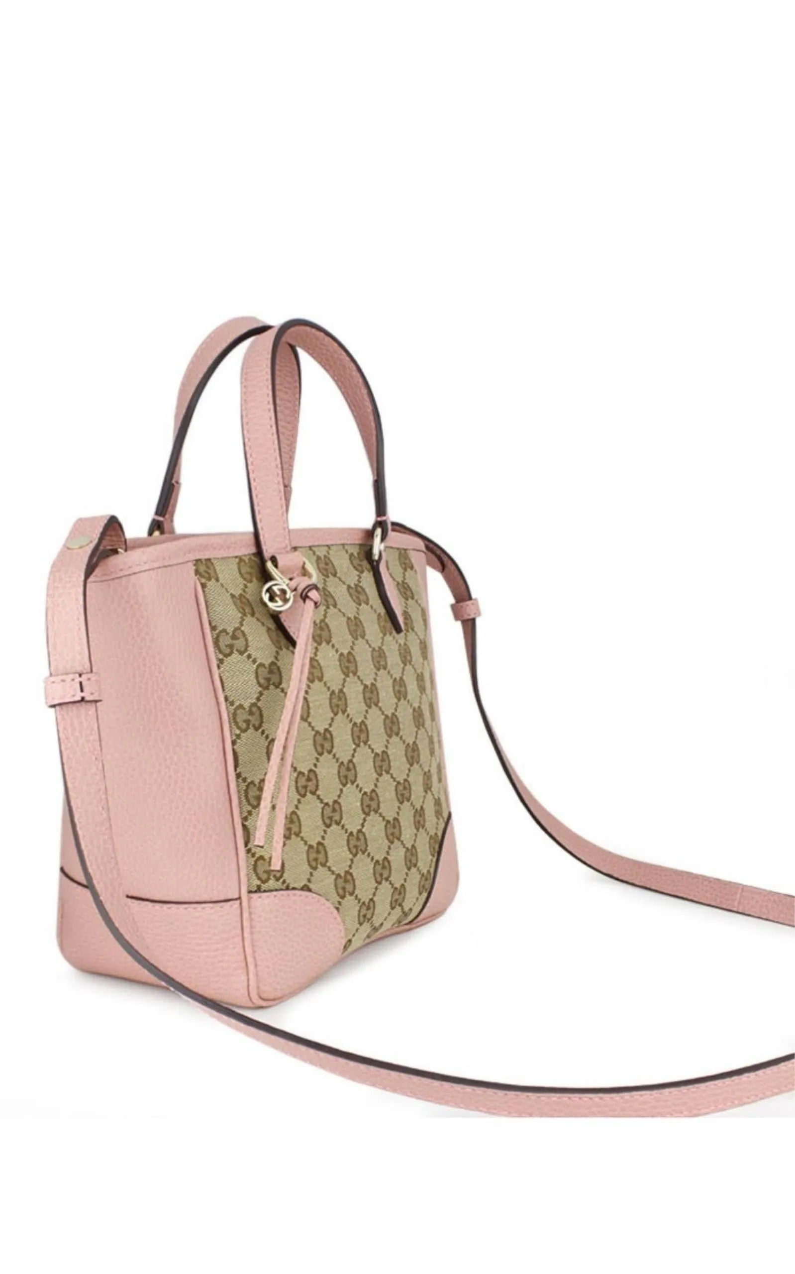 Pink GG Canvas Small Bree Tote