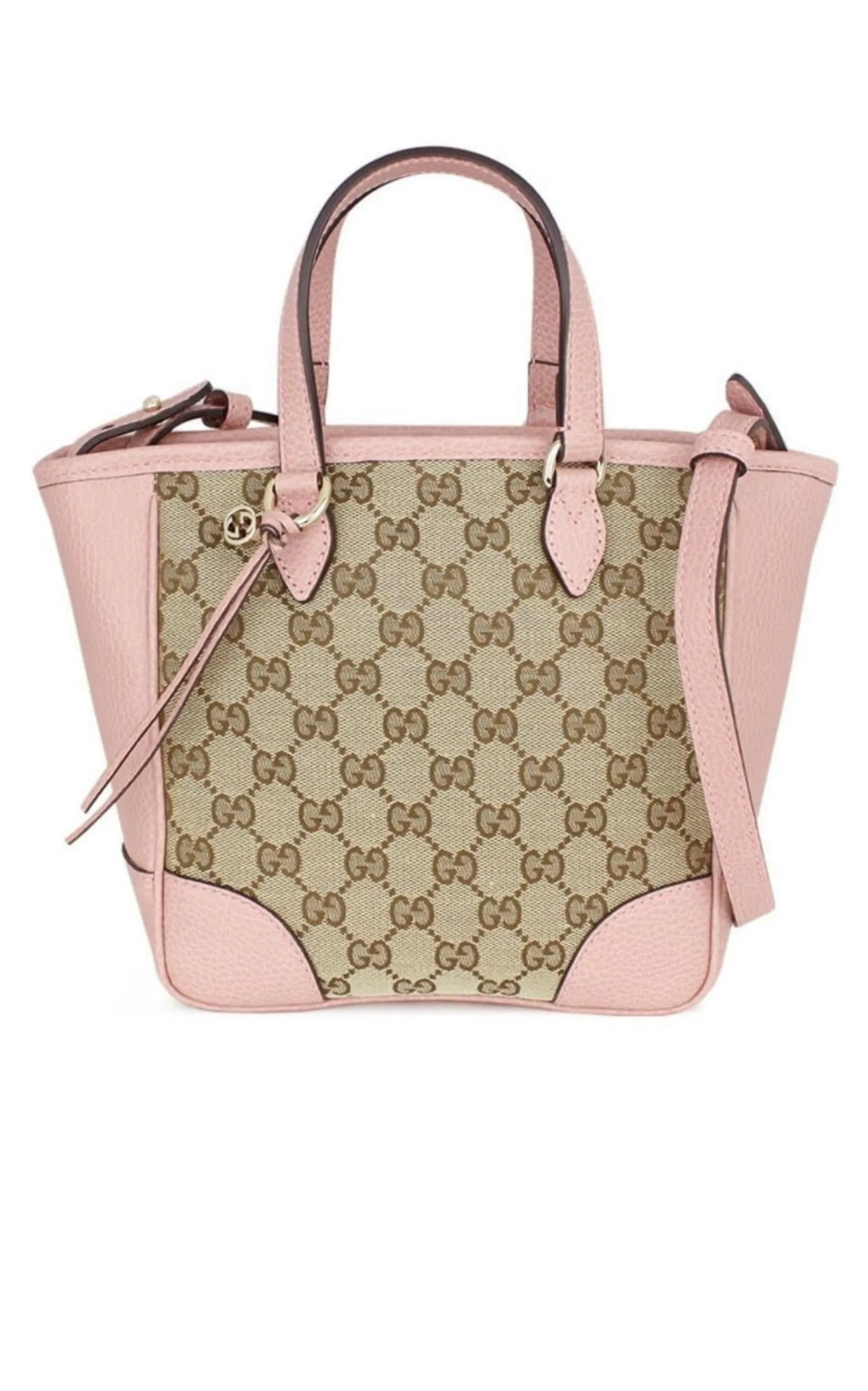 Pink GG Canvas Small Bree Tote