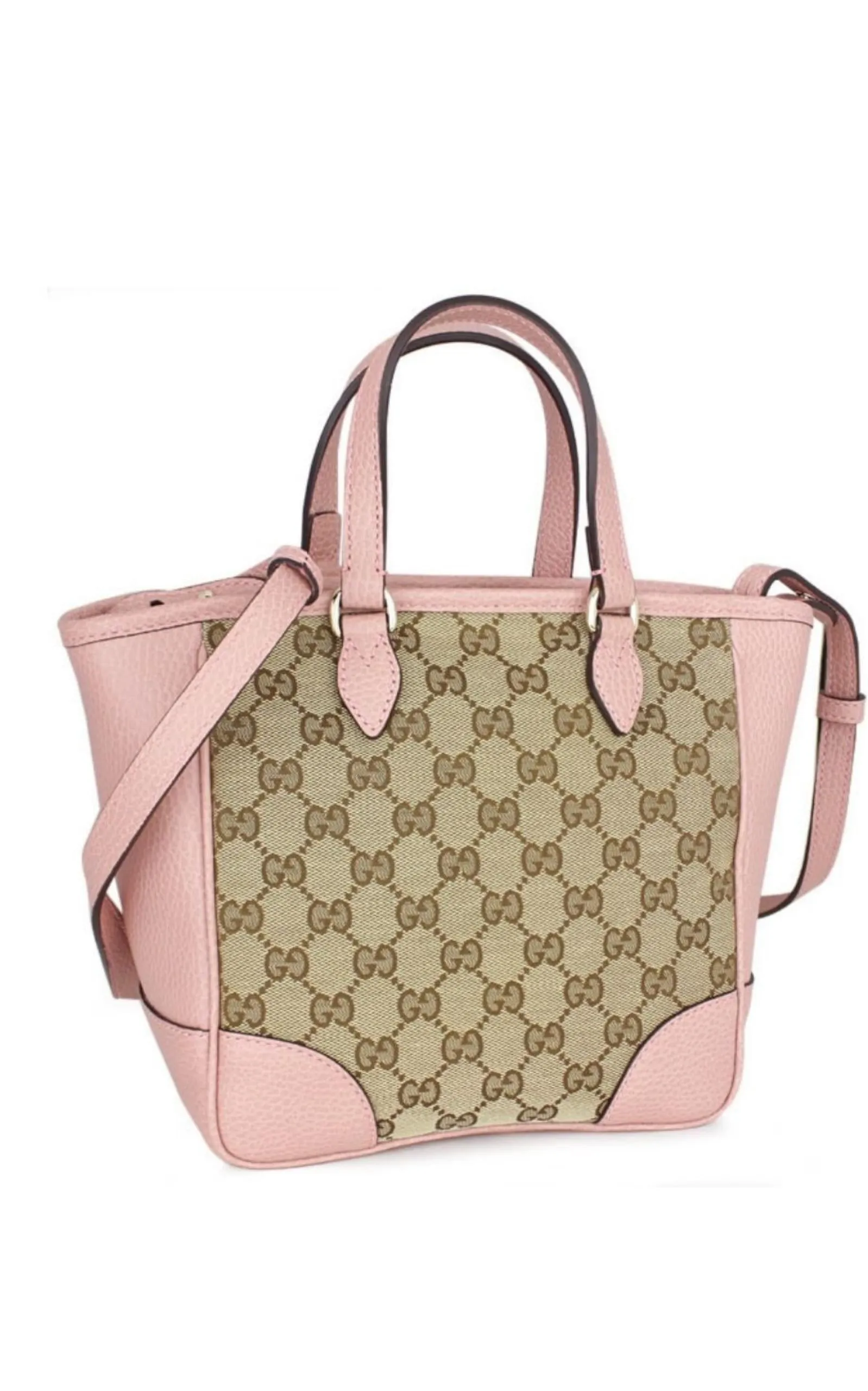 Pink GG Canvas Small Bree Tote