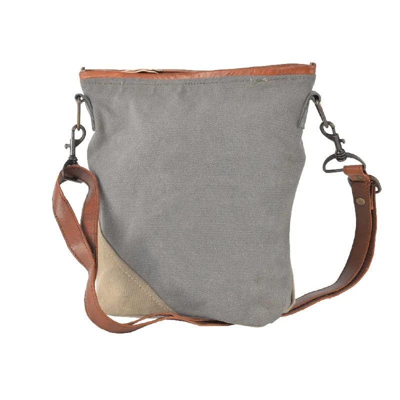 Plain Gray Crossbody bag