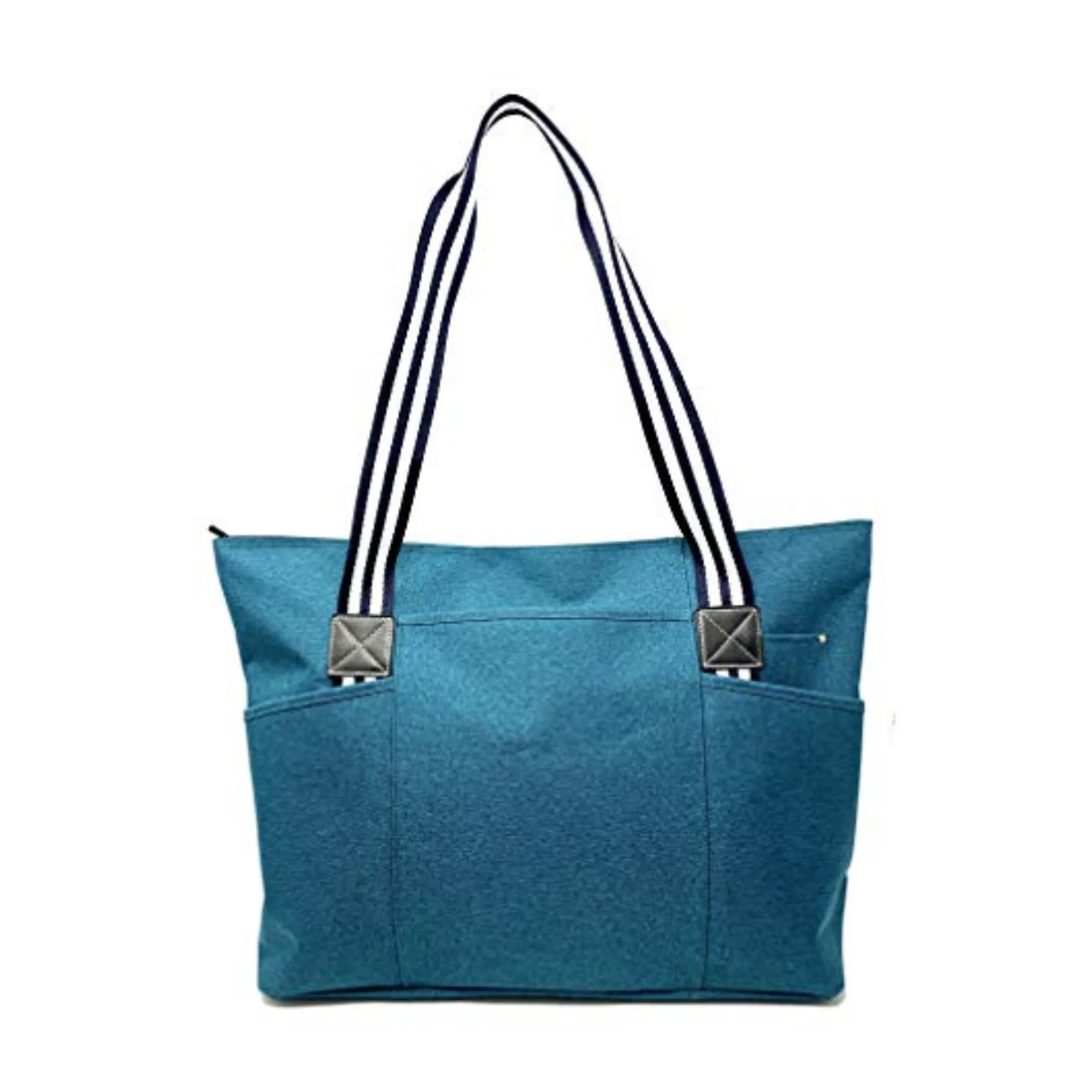Plain Teal Tessa Tote Bag