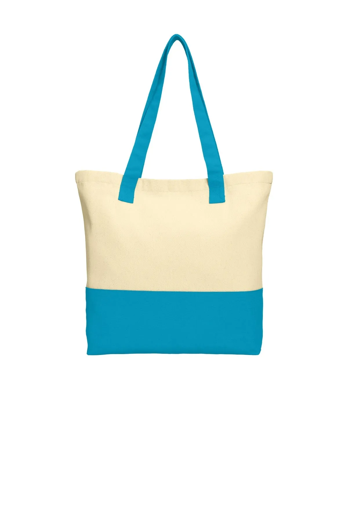 Port Authority¨ Colorblock Cotton Tote. BG414