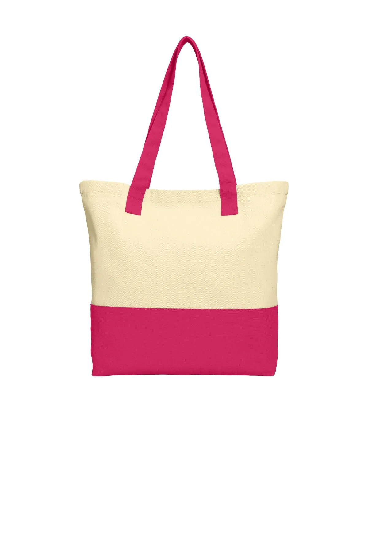 Port Authority¨ Colorblock Cotton Tote. BG414