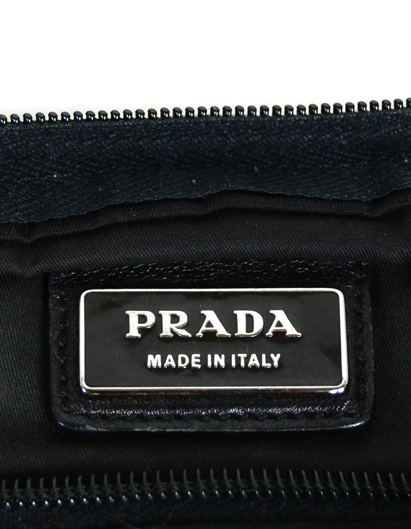 Prada Black Tessuto Nylon Flat Rectangular Crossbody Bag