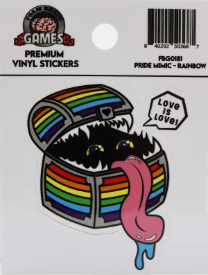 Pride Mimic Sticker: Rainbow
