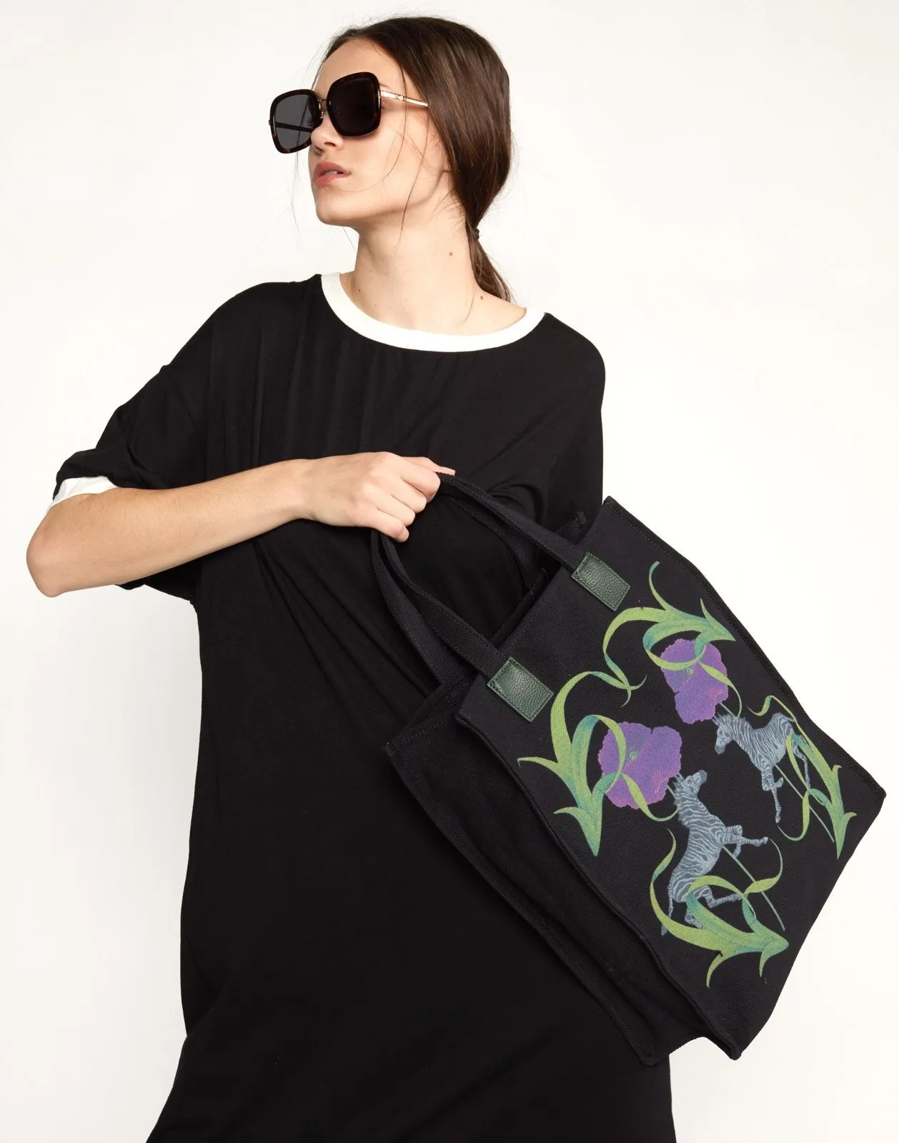 Printed Canvas Tote