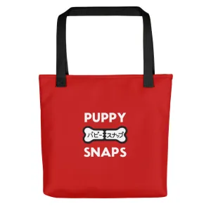 Puppy Snaps Tote Bag