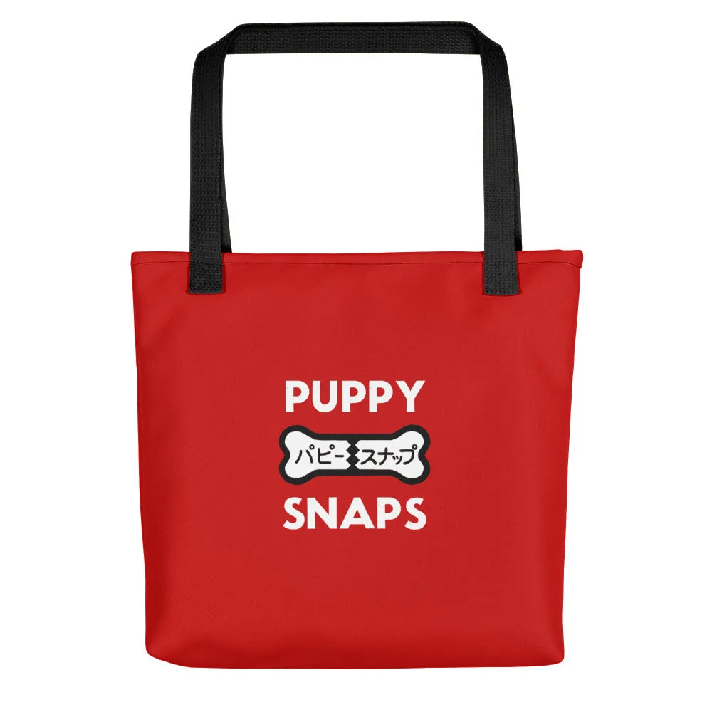 Puppy Snaps Tote Bag