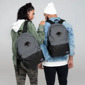 "The Eye "Embroidered Champion Backpack design by Hero.
