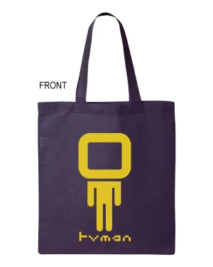 "TV Man" Tote canvas bag