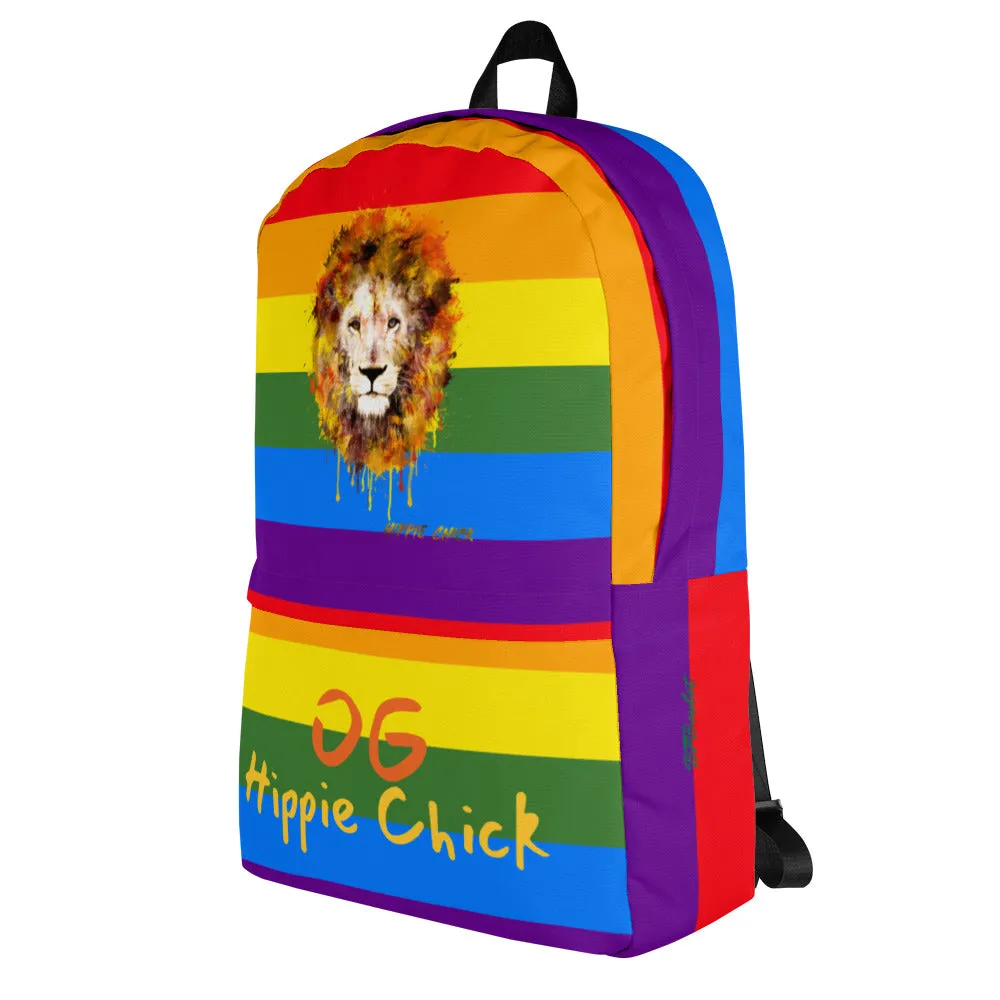Rainbow Backpack - OG Hippie Chick