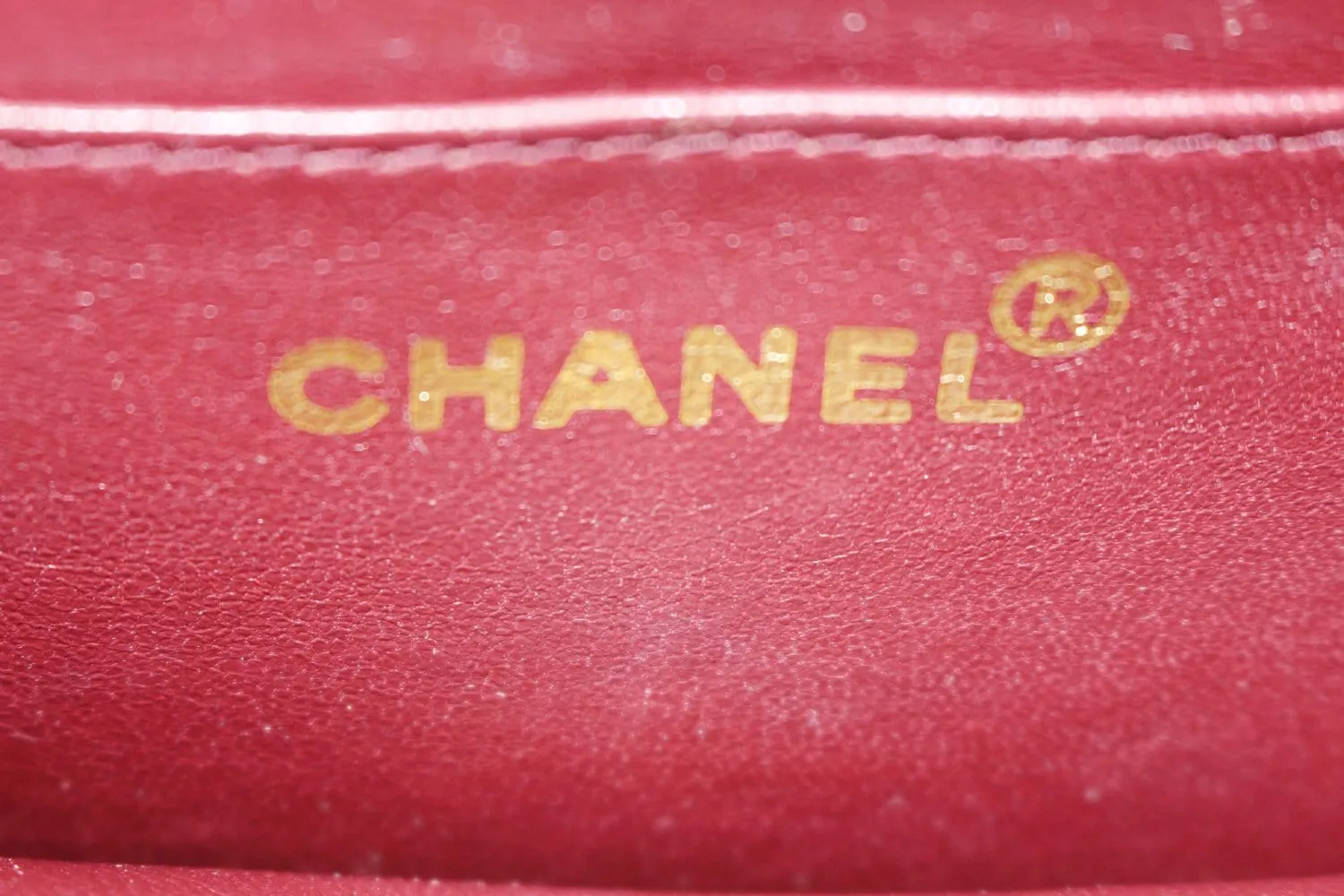 Rare CHANEL Wave Lambskin GHW CC Flap Bag Vintage