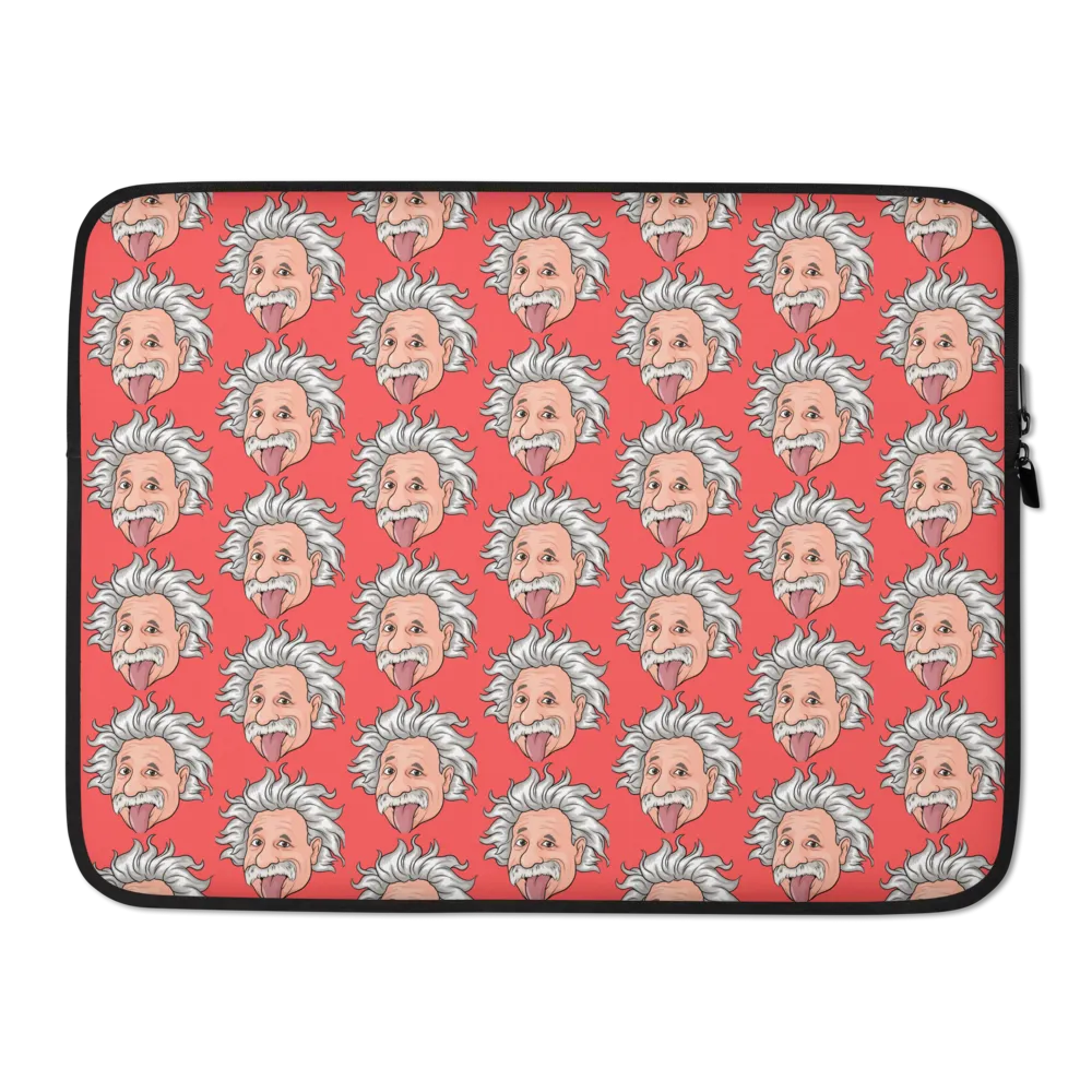 Red Einstein Laptop Sleeve