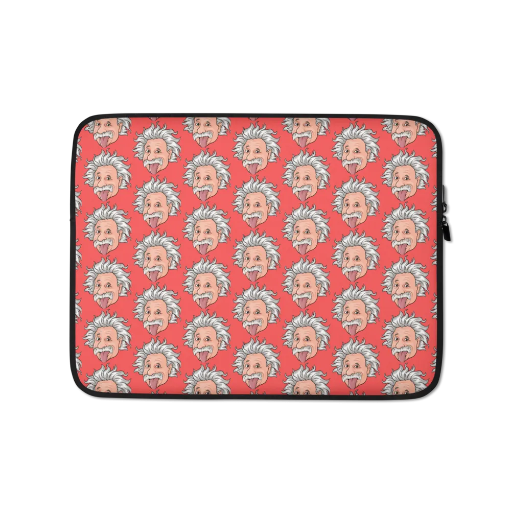 Red Einstein Laptop Sleeve