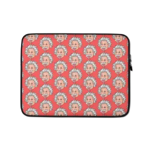 Red Einstein Laptop Sleeve