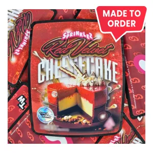 Red Velvet Cheesecake 3.5g Mylar Bags Sprinklez Torch World (made-to-order)