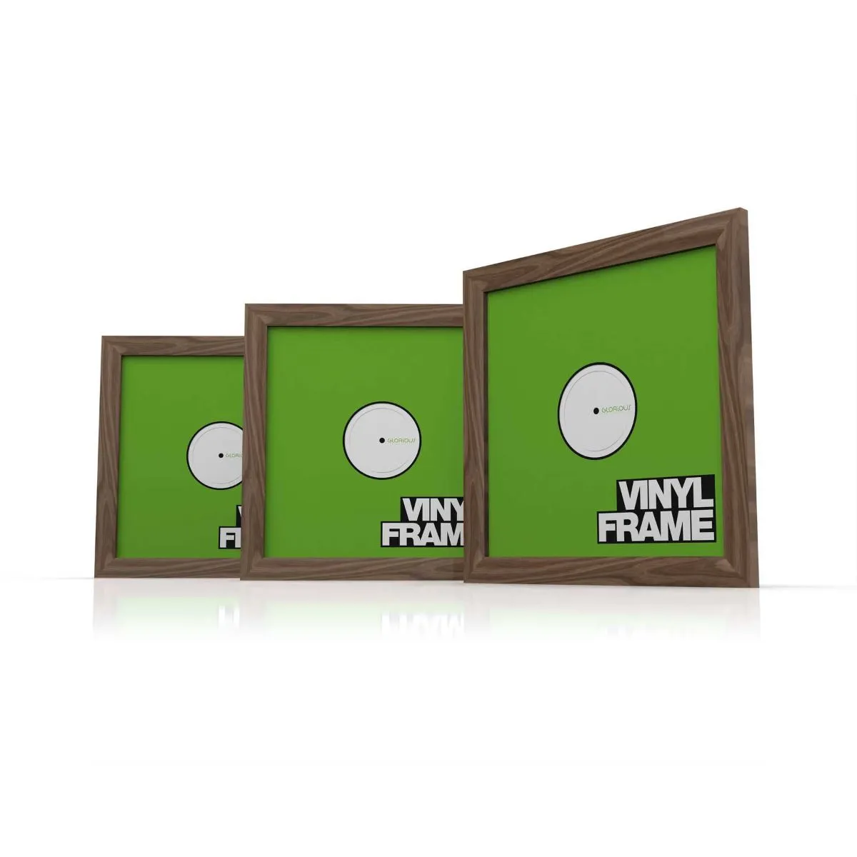Reloop VINYL-FRAME-SET-12RSW Vinyl Frame 3-Piece Set 12", Rosewood