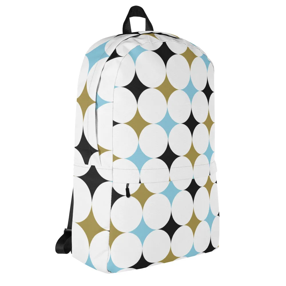 Retro Circles - Sustainably Made Backpack