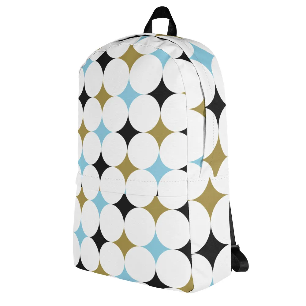 Retro Circles - Sustainably Made Backpack