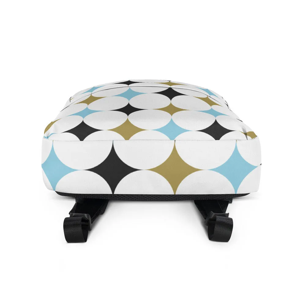 Retro Circles - Sustainably Made Backpack