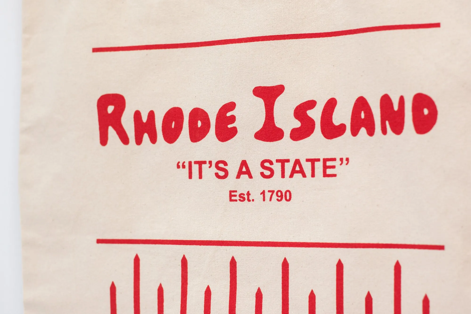 Rhode Island tote bag, Rhode Island souvenir, funny Awful Awful tote bag