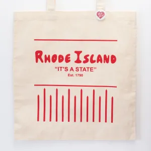 Rhode Island tote bag, Rhode Island souvenir, funny Awful Awful tote bag