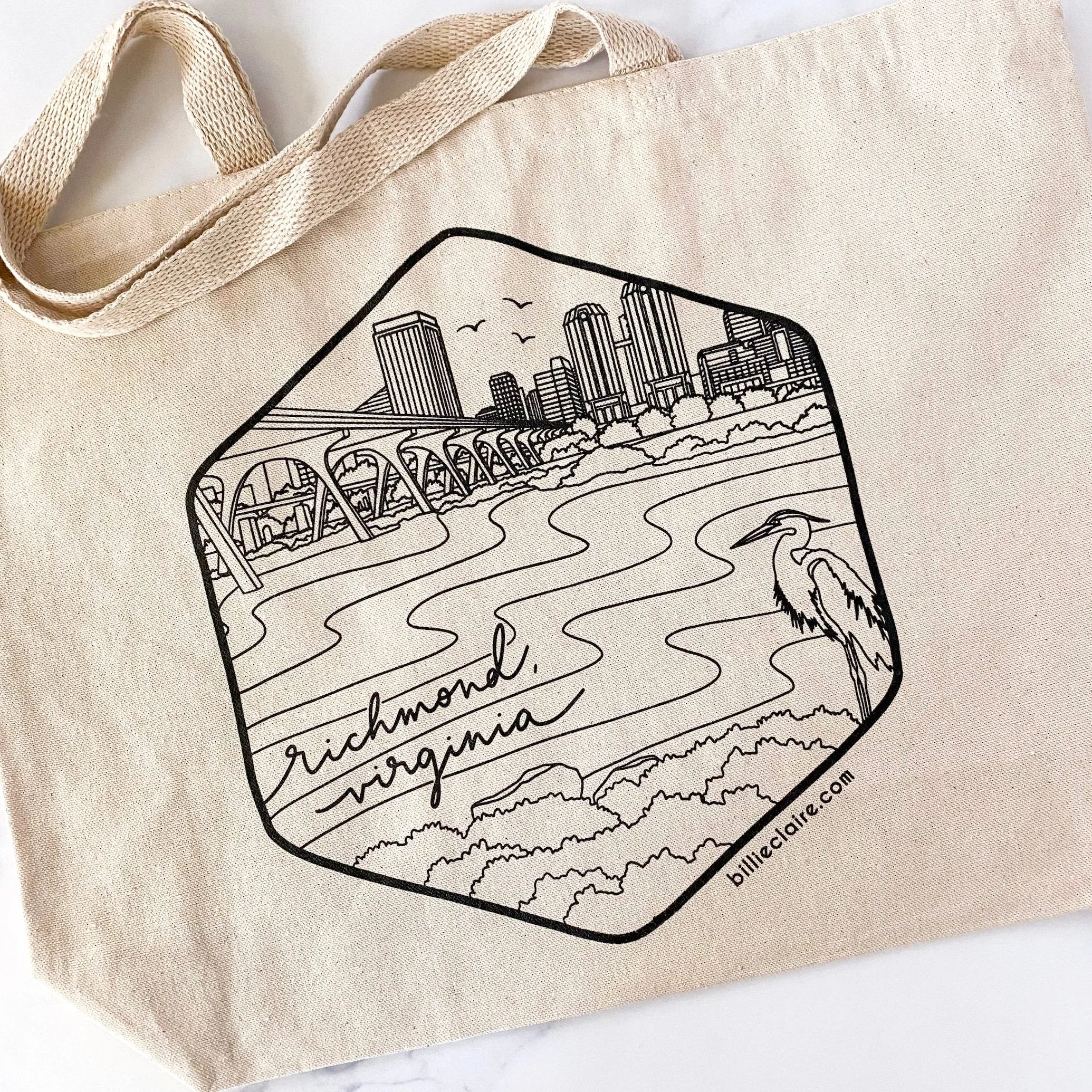 Richmond, Virginia Market Tote Bag