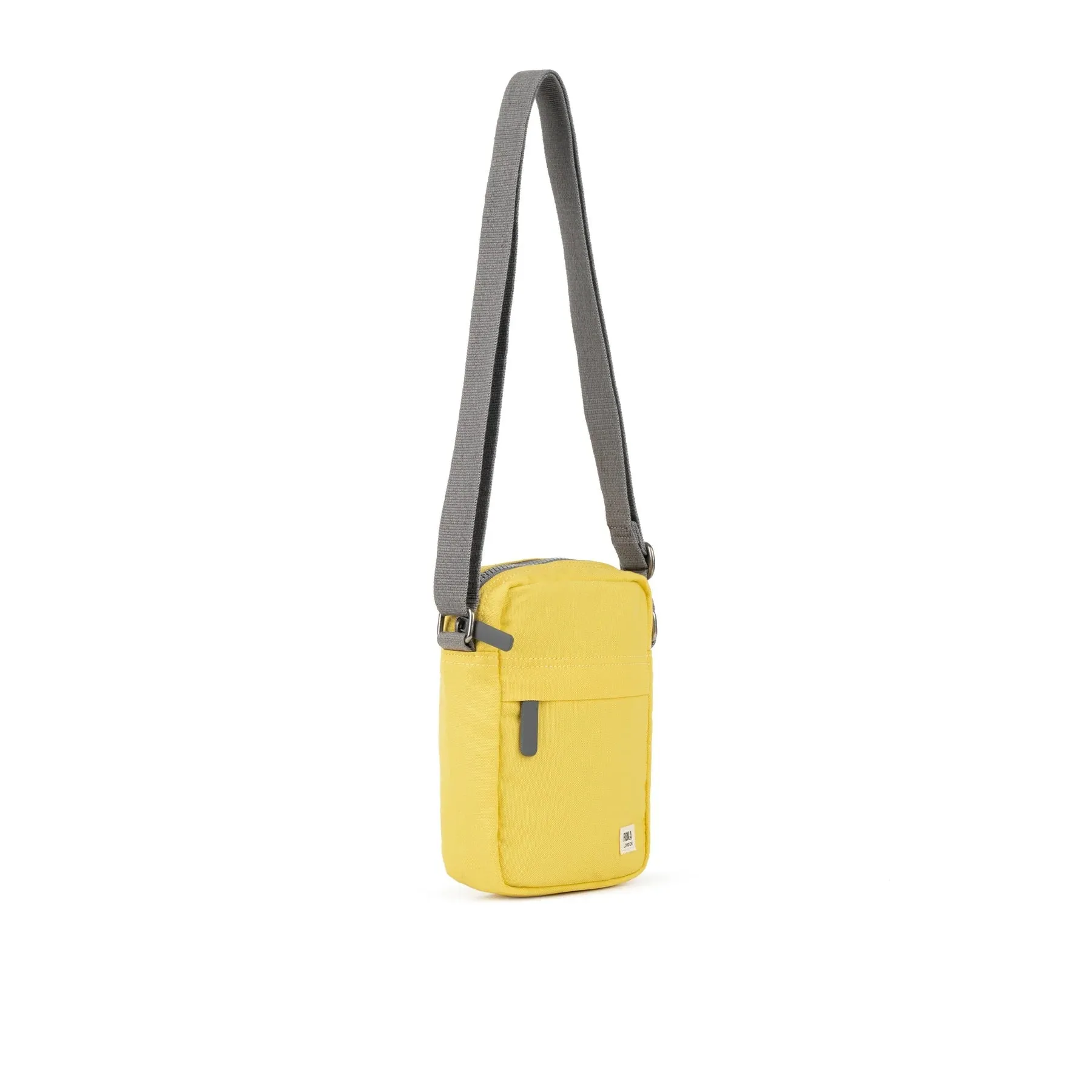 ROKA Bond Small Recycled Canvas Crossbody Pocket Bag | Lemonade