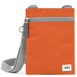 Roka Chelsea Recycled Nylon Burnt Orange Bag
