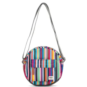 Roka Paddington B Recycled Canvas Multi Stripe Bag