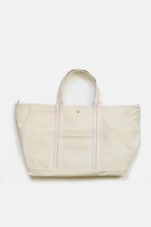 Rugged Natural Canvas Tote
